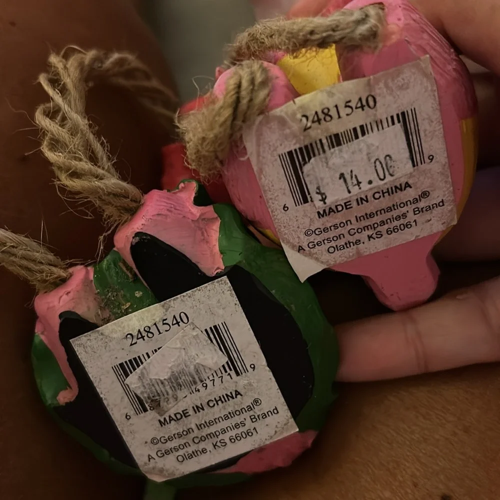 Tropical Flamingo Bird Figurines - Pink